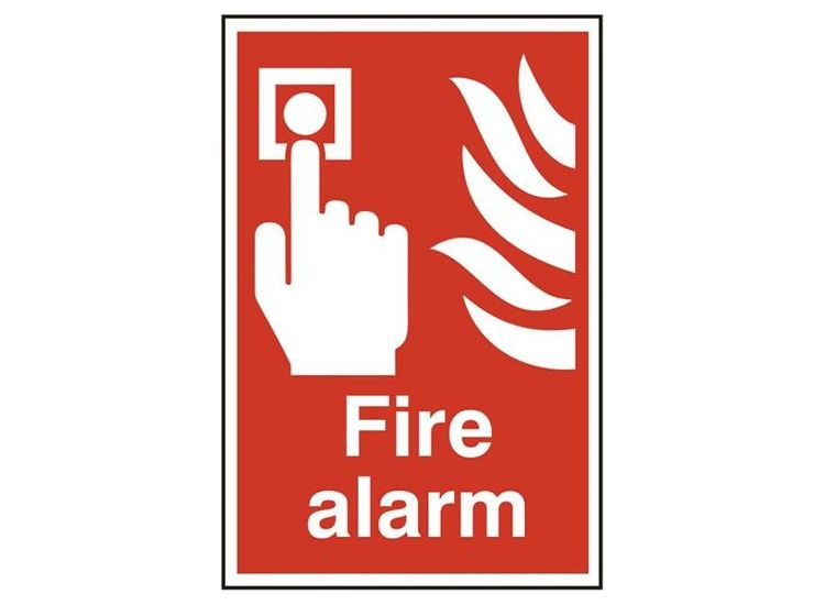 Scan Fire Alarm - PVC Sign 200 x 300mm