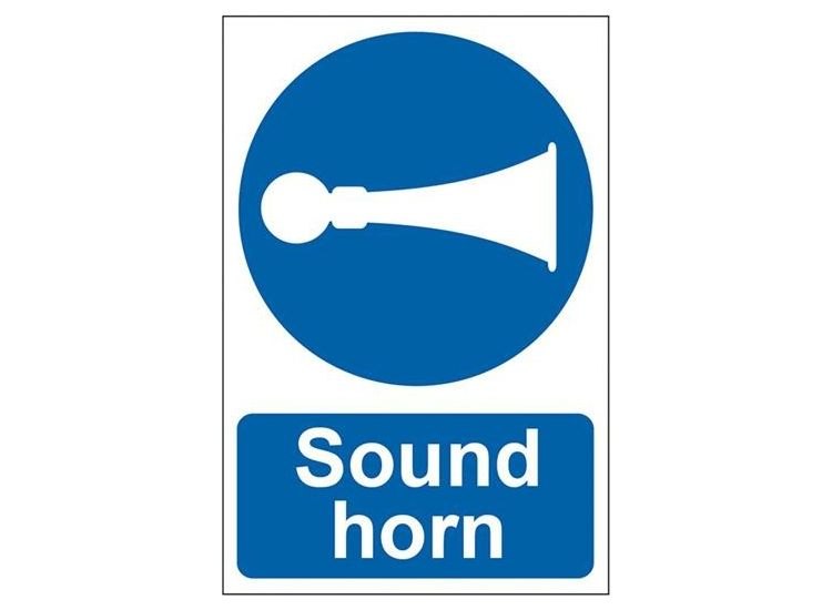 Scan Sound Horn  - PVC Sign 200 x 300mm