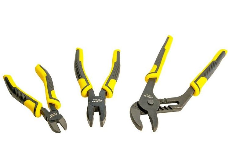 STANLEY® DYNAGRIP® Plier Set, 3 Piece