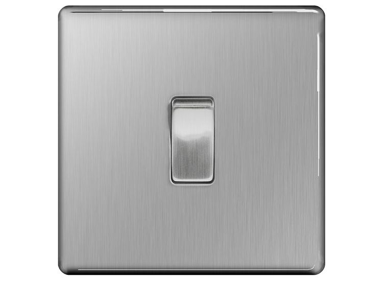 BG FBS12-01 Light Switch 10ax Plate 1 Switch