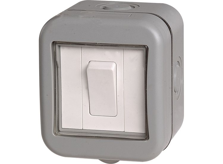 BG WPB12-01 Weatherproof IP55 20A 1 Gang Switch