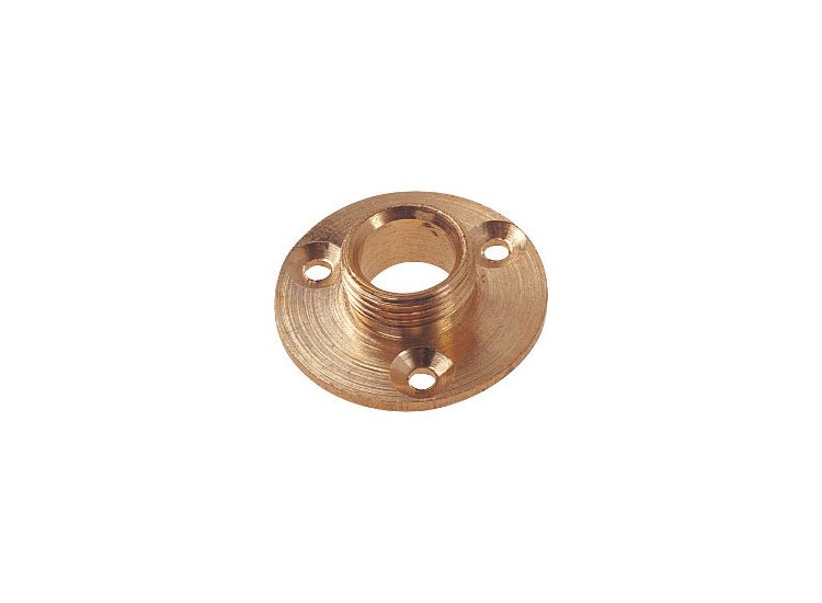 Dencon 1115P 1/2" Brass Backplate