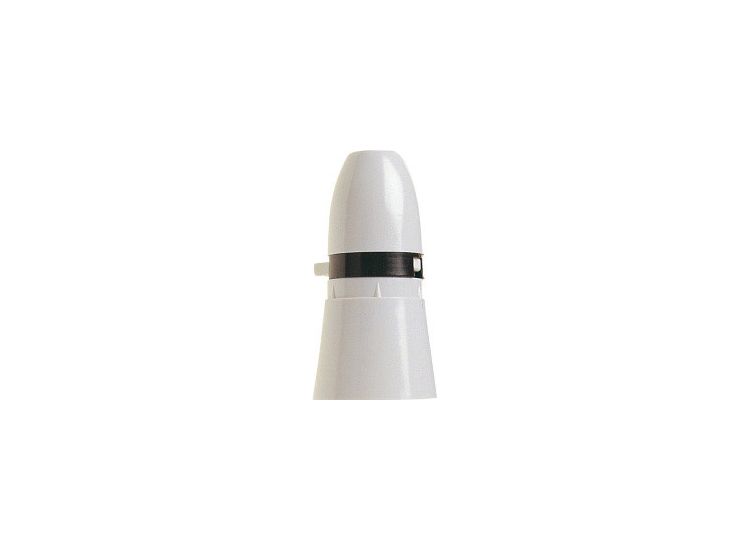 Dencon 1415P 1/2" Switched Lampholder White, T1 Long Skirt to BSEN/IEC61184