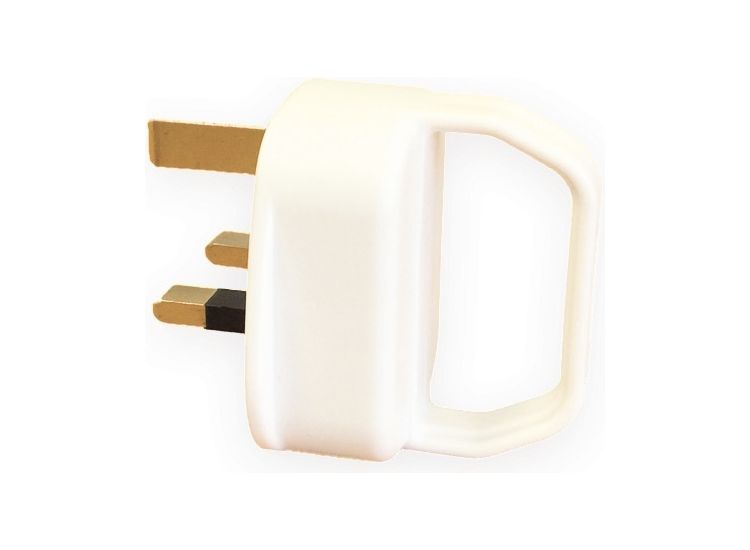 Dencon 1650 13A Pull Plug to BS1363 White