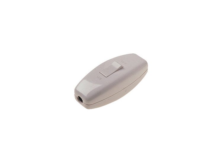 Securlec 2279K 6A  White Through Switch