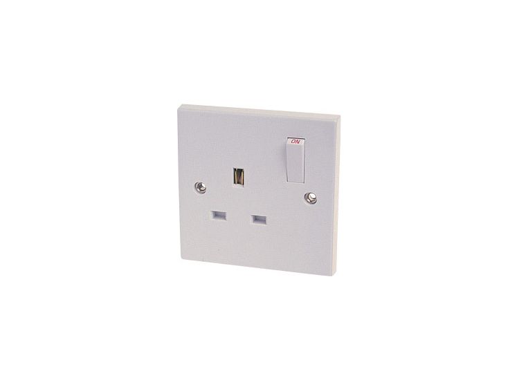 Dencon 4406P 13A, Single Switched Socket Outlet to BS1363