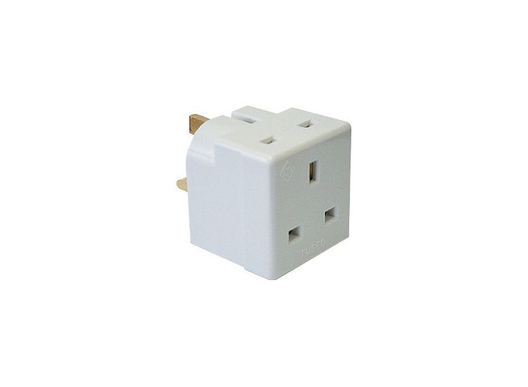 Securlec BP1685 13A, 2 Way Adaptor to BS1363/3