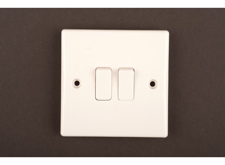 Dencon BP3403STV Slimline 10A 2G 2way Switch to BS3676