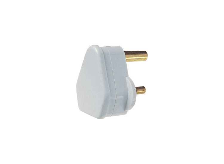 Dencon BP6052 5A, 3 Pin Plug to BS546, White