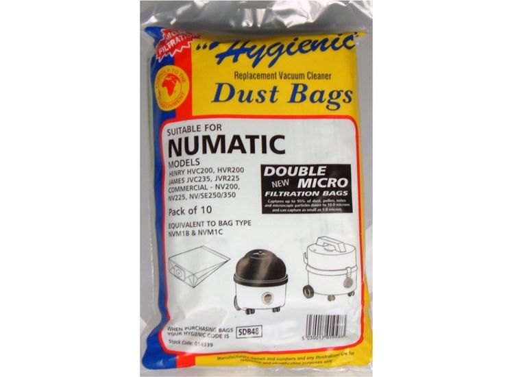 Numatic SDB48 NV Bags