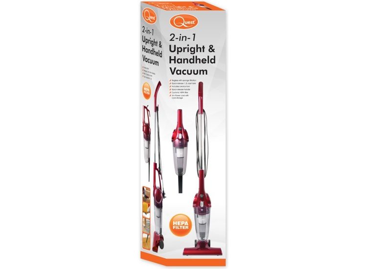 Quest 44829 2-in-1 Upright &amp; Handheld Vacuum cleaner