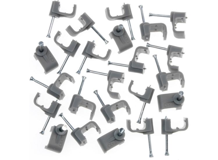 Securlec Cable Clips Flat Pack 20