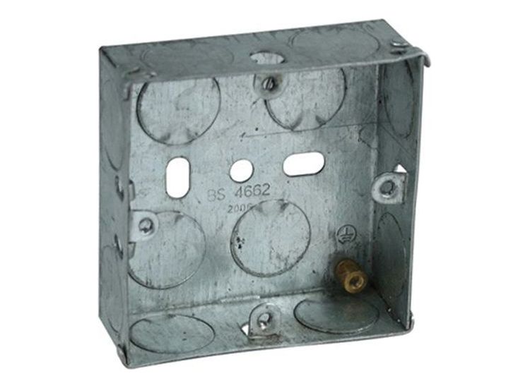 Axiom Electrical Metal Switch Box 16mm (Pack 20)