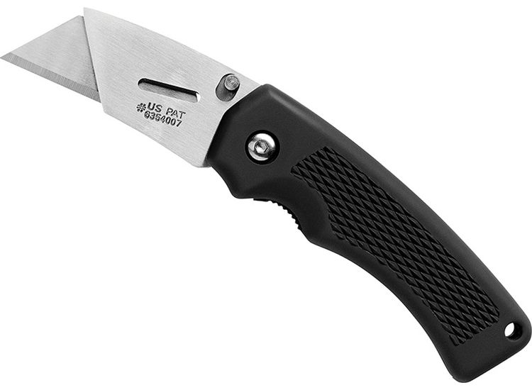 Gerber Edge Black Rubber Handle Knife