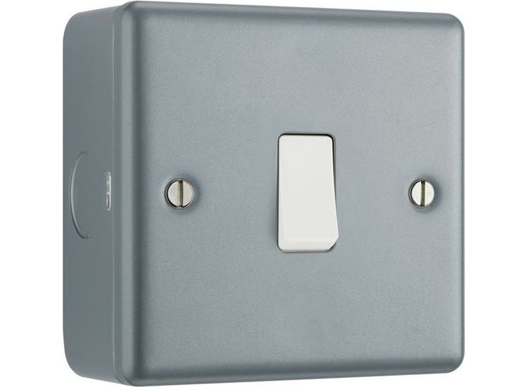 Masterplug Metal Clad Light Switch