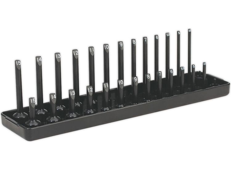 Sealey SH1414 Socket Holder 1/4"Sq Drive 4-15mm