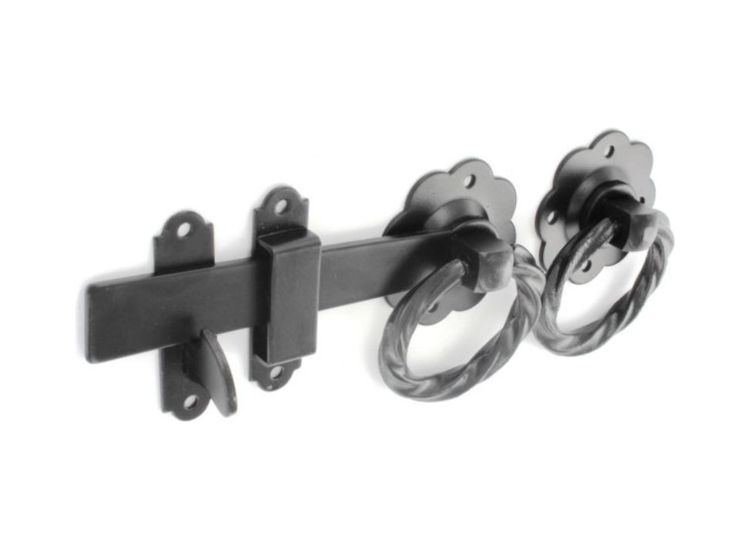 Securit S5137 Twisted Ring Gate Latch Black