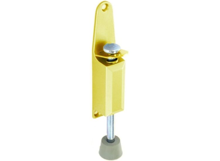 Securit S5170 Kick Down Door Stop Brassed