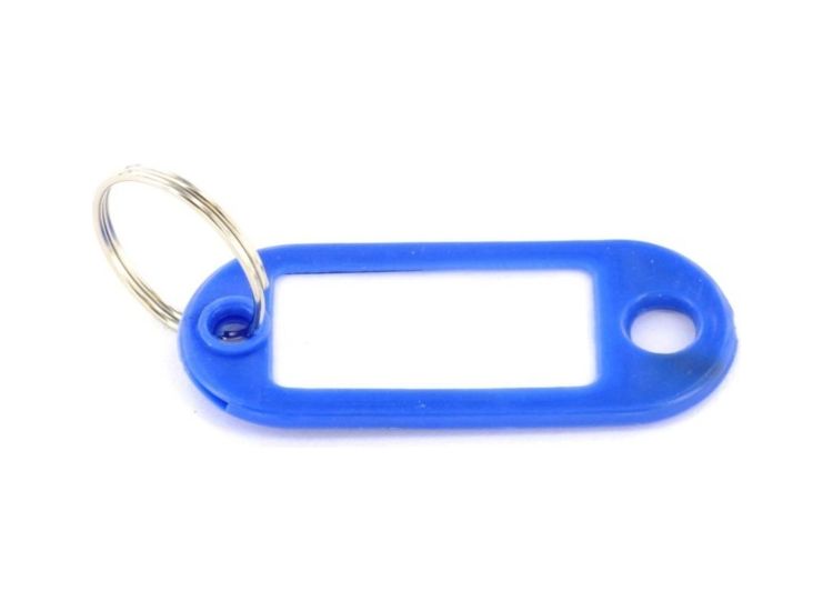Securit S6884 Key Rings with Tabs  (4)