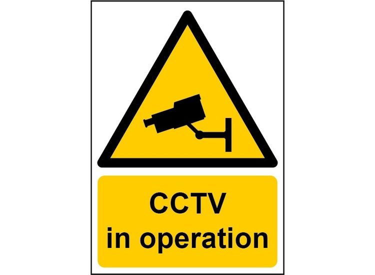 Securit SMT918 Smiths Smt918 Cctv In Operation Sign 148mmx210mm