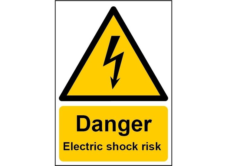 Securit SMT920 Smiths Smt920 Danger Elec Shock Sign 148mmx210mm