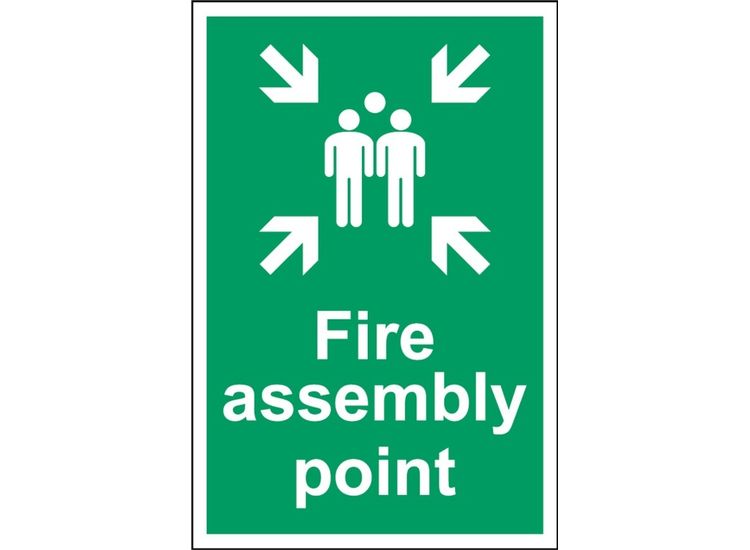 Securit SMT922 Smiths Smt922 Fire Assembly Point Sign 200x300mm