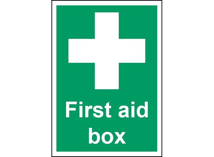 Securit SMT923 Smiths Smt923 First Aid Box Sign 148mmx210mm