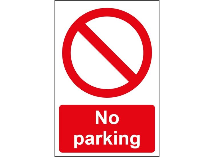 Securit SMT929 Smiths Smt929 No Parking Sign 200x300mm
