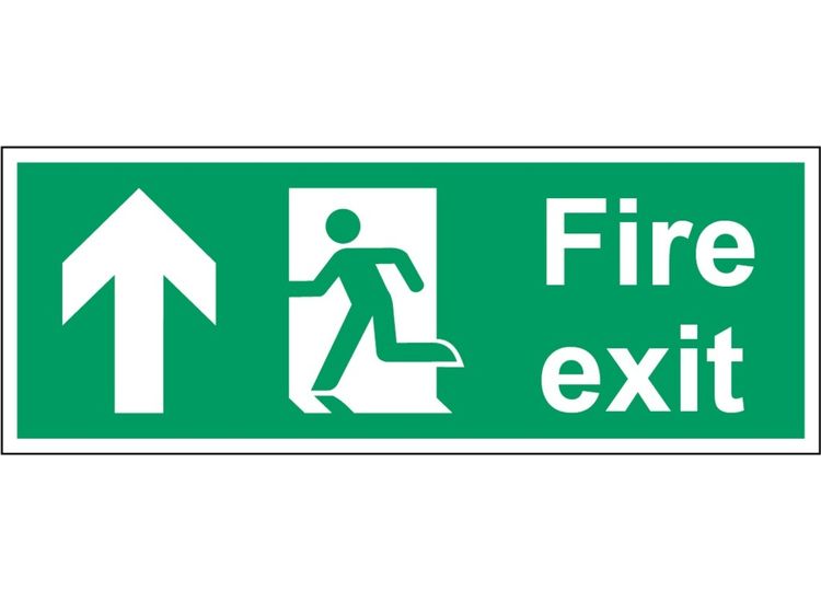 Securit SMT935 Smiths Smt935 Fire Exit Arrow Up 400mmx150mm