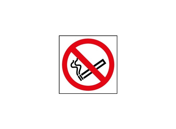 Securit SMT938 Smiths Smt938 No Smoking Symbol Sign 100mmx100mm