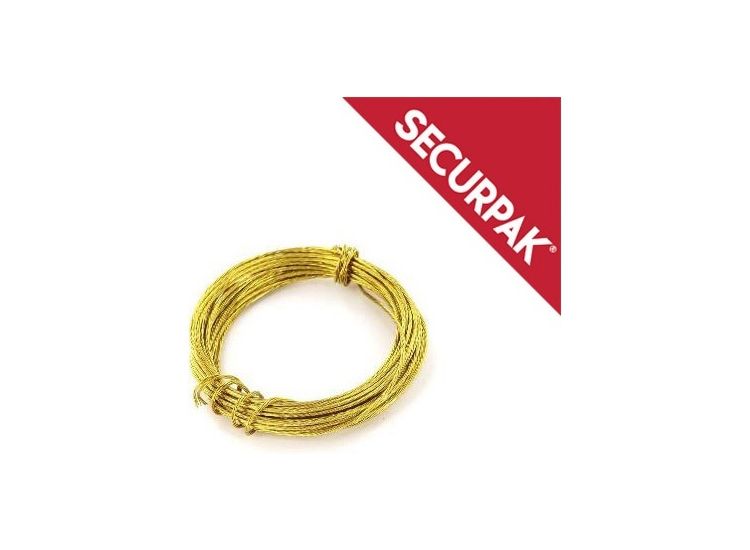 Securpak SP10082 Brass Picture Wire