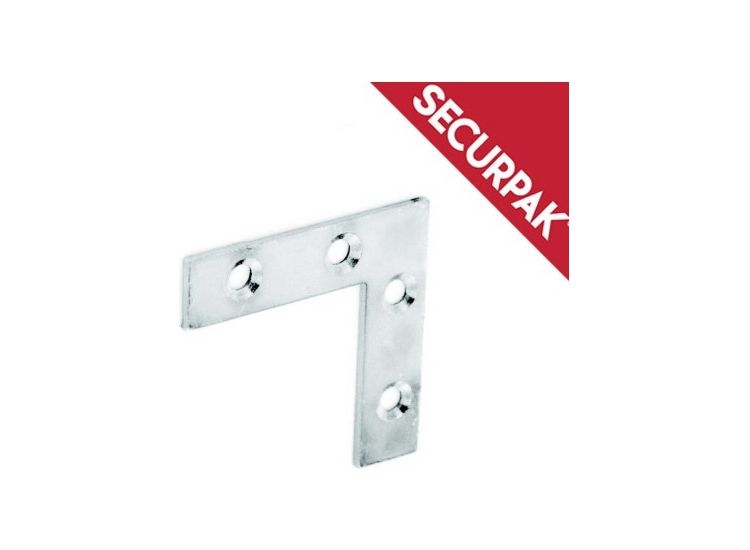 Securpak Zinc Plated Corner Plate