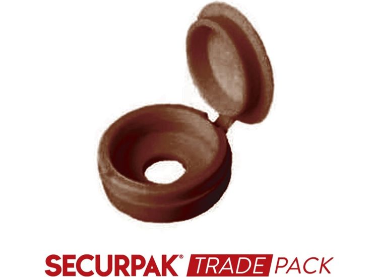 Securpak Fold Over Screw Caps 10g Brown