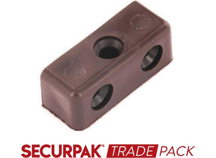 Securpak Trade Pack T10166 Modesty Block Brown