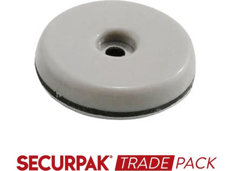Securpak Trade Pack T10225 Slide Glides Screw Fix/Adh.25mm