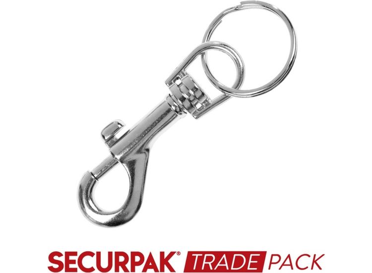 Securpak Trade Pack T10249 Hipster Key Ring Np 70mm