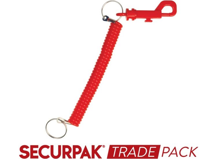 Securpak Trade Pack T10250 Hipster Key Rings Assorted 70mm