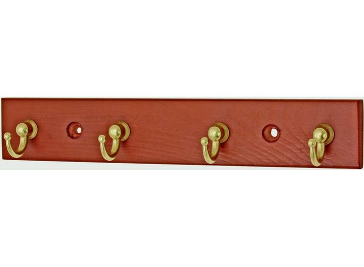 Select HR2205L Cup Hook Mahogany Effect Key Tidy