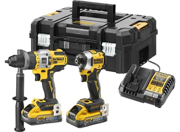 DEWALT DCK2052H2 POWERSTACK™ Twin Kit 2 x 5.0Ah Li-ion