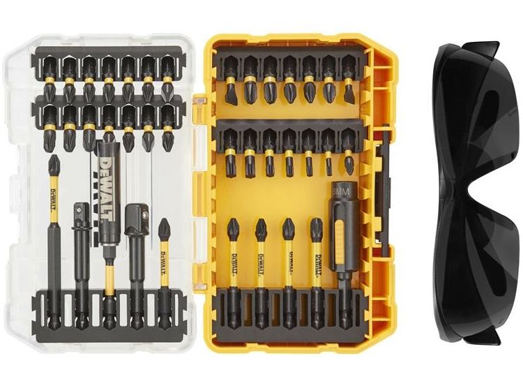 DEWALT DT70740T FlexTorq Bit Set, 38 Piece + Safety Glasses