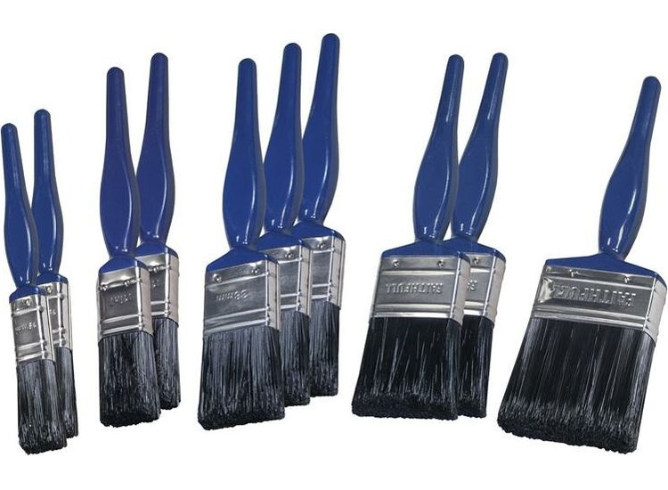 Faithfull Utility Paint Brush Set 10 Piece