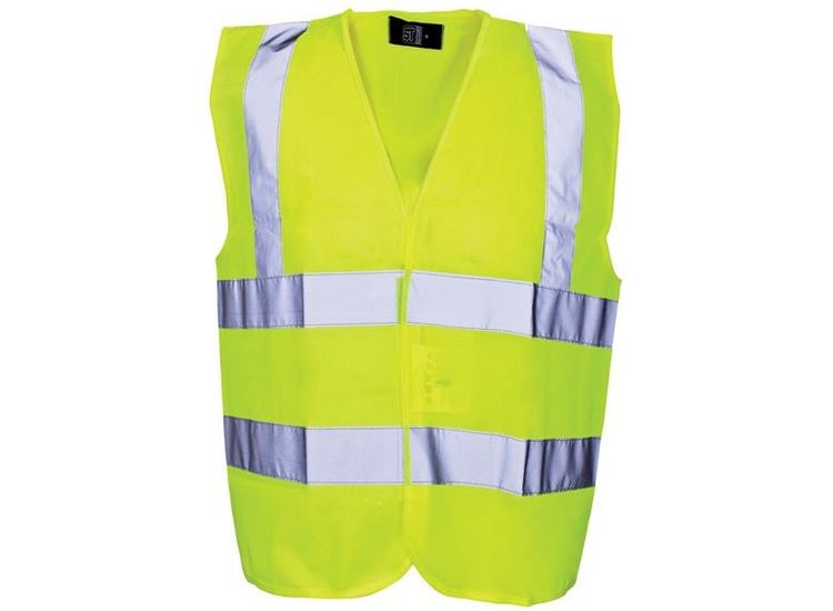 Scan Children's Hi-Vis Yellow Waistcoat