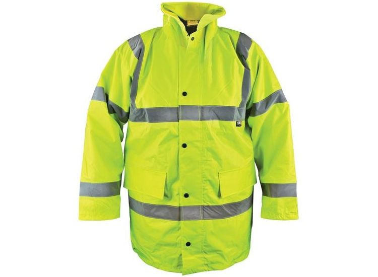 Scan Hi-Vis Motorway Jacket Yellow
