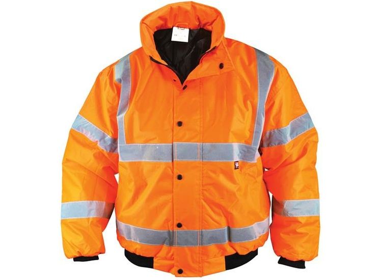 Scan Hi-Vis Orange Bomber Jacket
