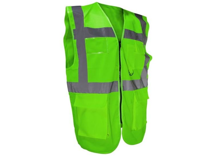 Scan Hi-Vis Utility Green Waistcoat