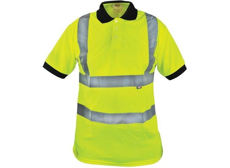 Scan Hi-Vis Yellow Polo Shirt