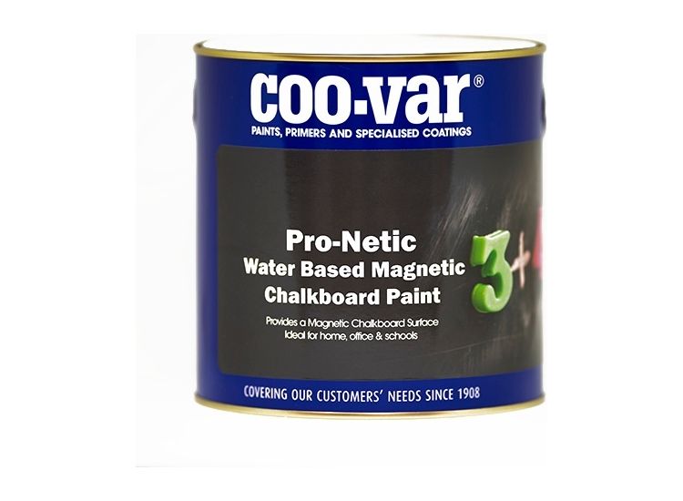 Coovar 361/W168/2/C ProNetic Water Based Magnetic Chalk Board Paint