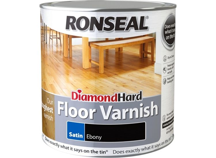 Ronseal Diamond Hard Floor Varnish Satin 2.5L