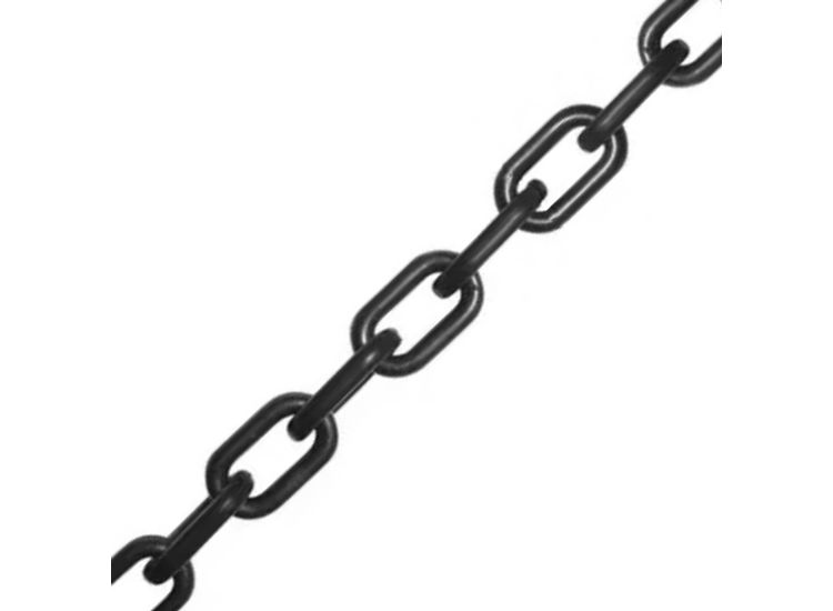 Securit Straight Link Chain Zp Black