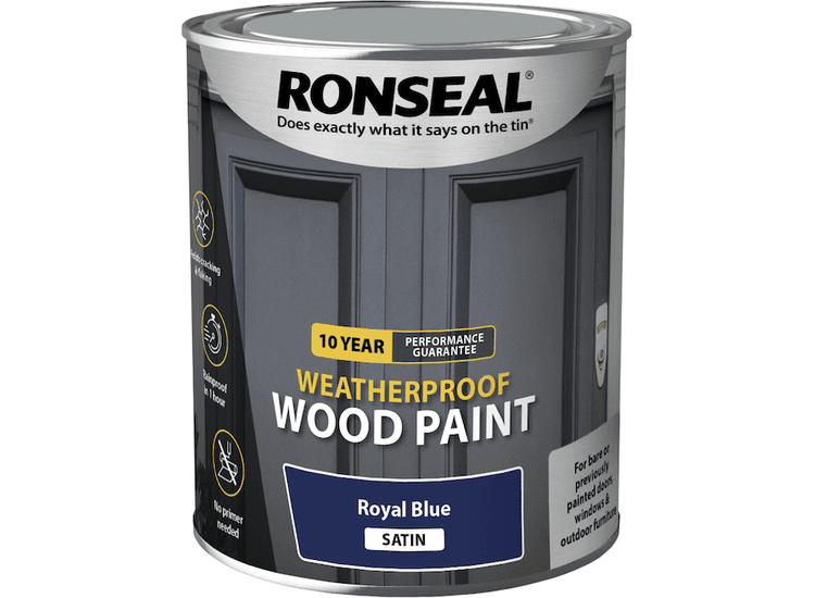 Ronseal 10 Year Weatherproof Wood Paint Satin 750ml